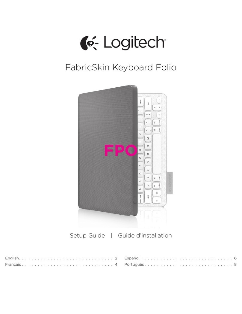 Logitech FabricSkin Manuel utilisateur Logitech FabricSkin Manuel utilisateur