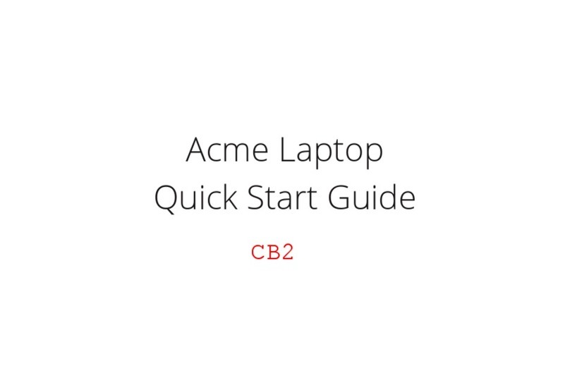 ACME CB2 Manuel utilisateur