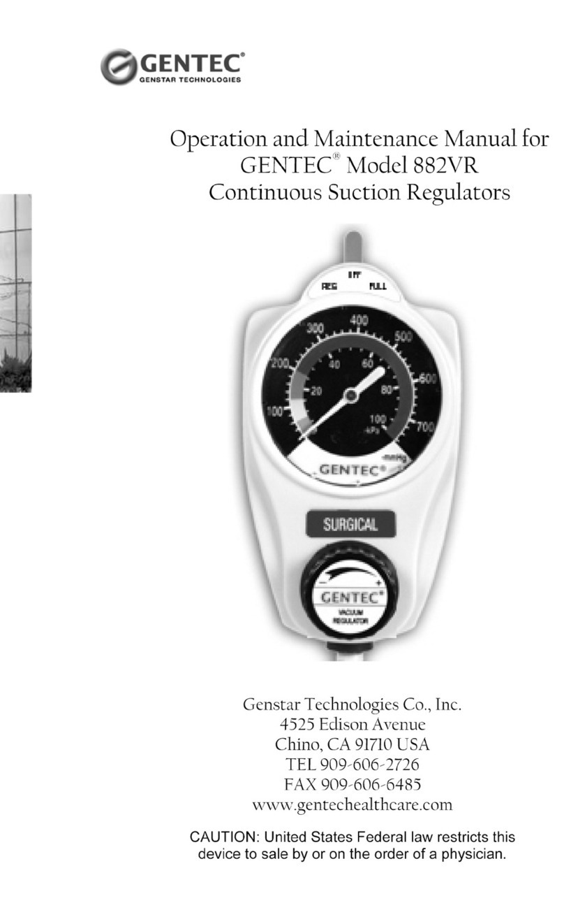 Gentec 882VR Manuel utilisateur