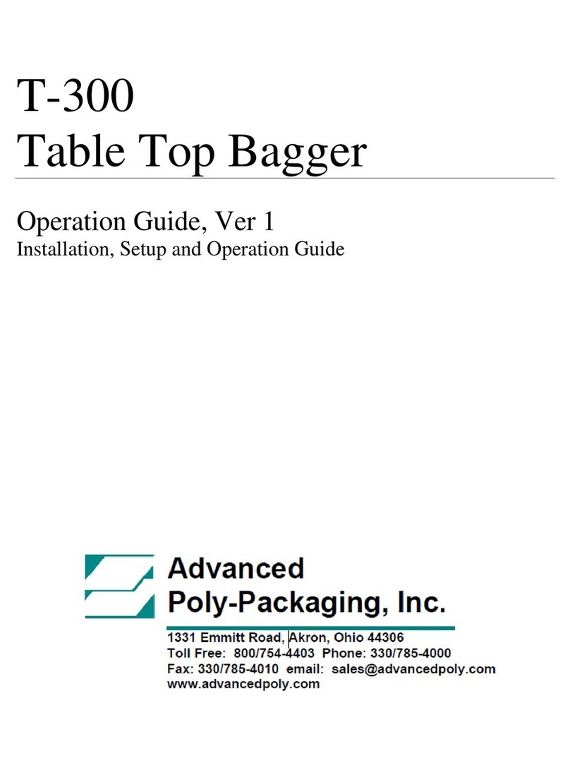 Advanced Poly-Packaging T-300 Manuel utilisateur