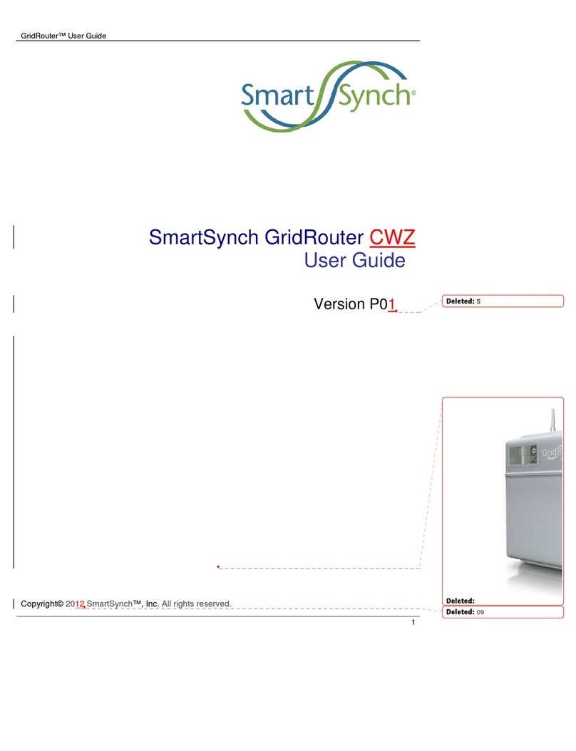 SmartSynch GridRouter Manuel utilisateur