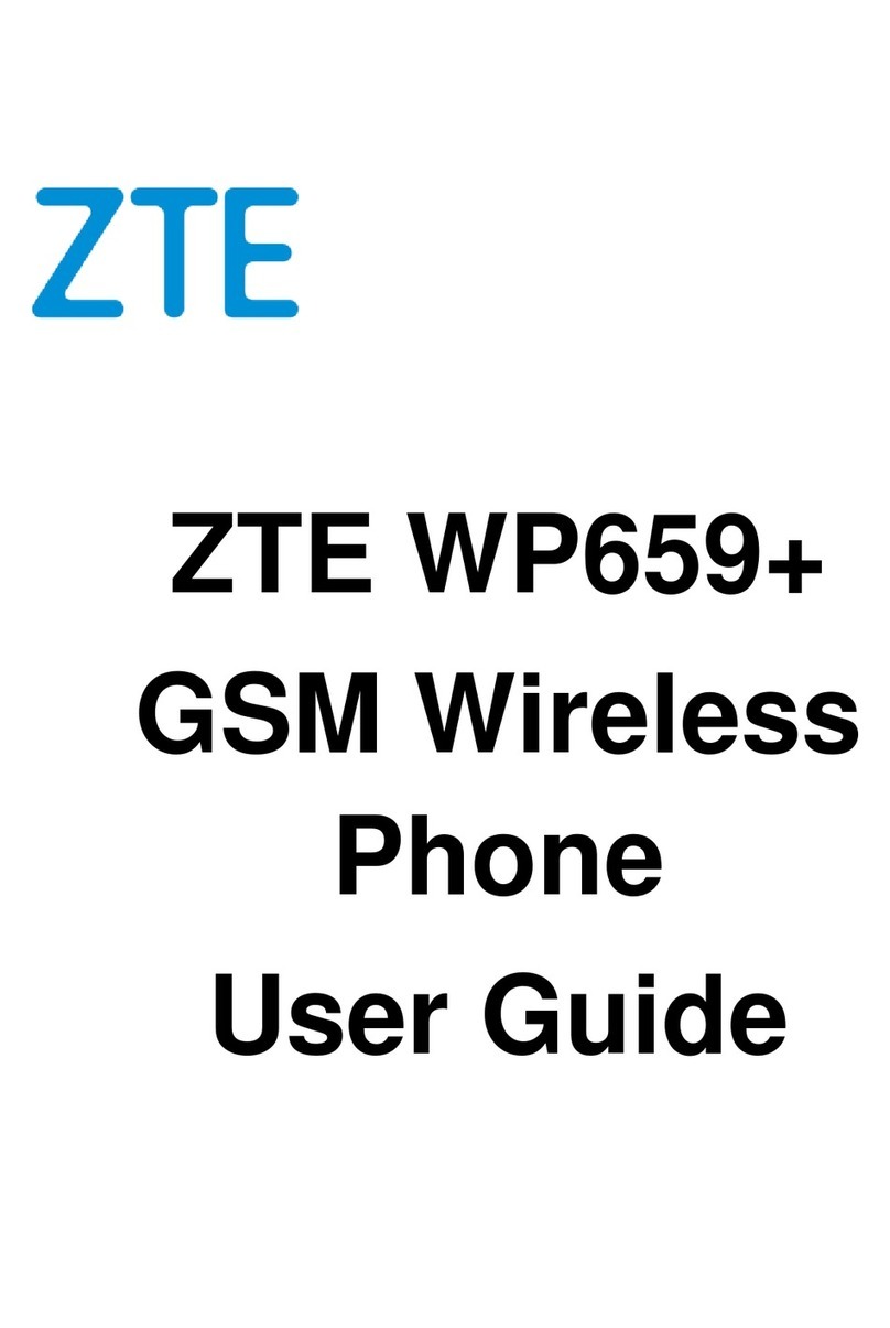 Zte WP659+ Manuel utilisateur