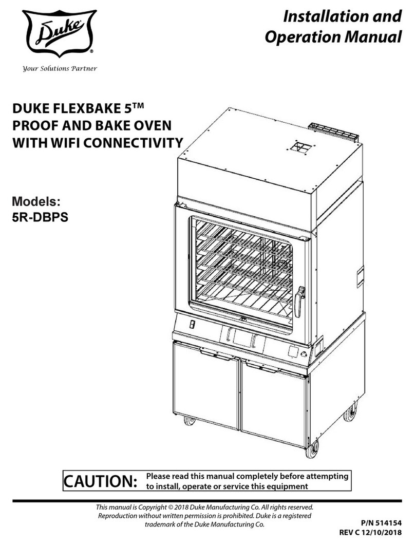 Duke FLEXBAKE 5 Manuel utilisateur