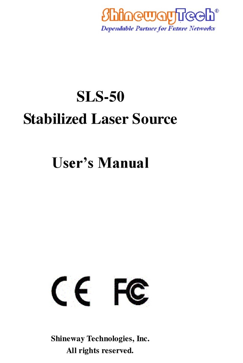 Shineway Tech SLS-50 Manuel utilisateur