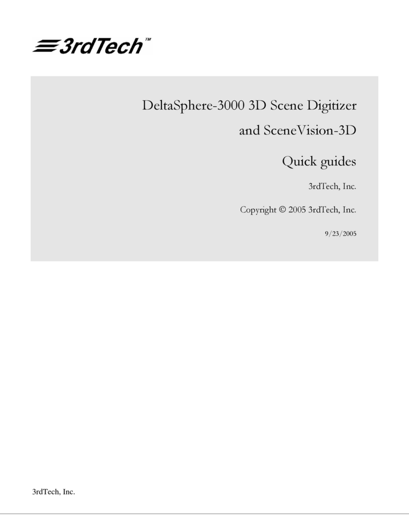 3rdTech DeltaSphere-3000 Manuel utilisateur