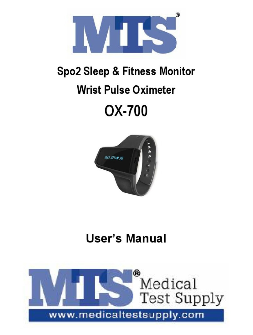 MTS Systems Spo2 Manuel utilisateur