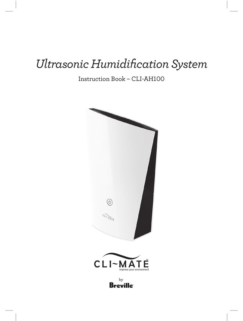 Breville Cli-mate CLI-AH100 Manuel utilisateur