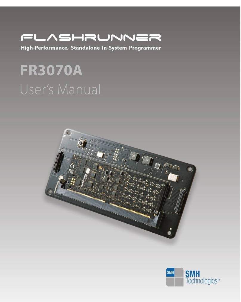 SMH Technologies Flashrunner FR3070A Manuel utilisateur