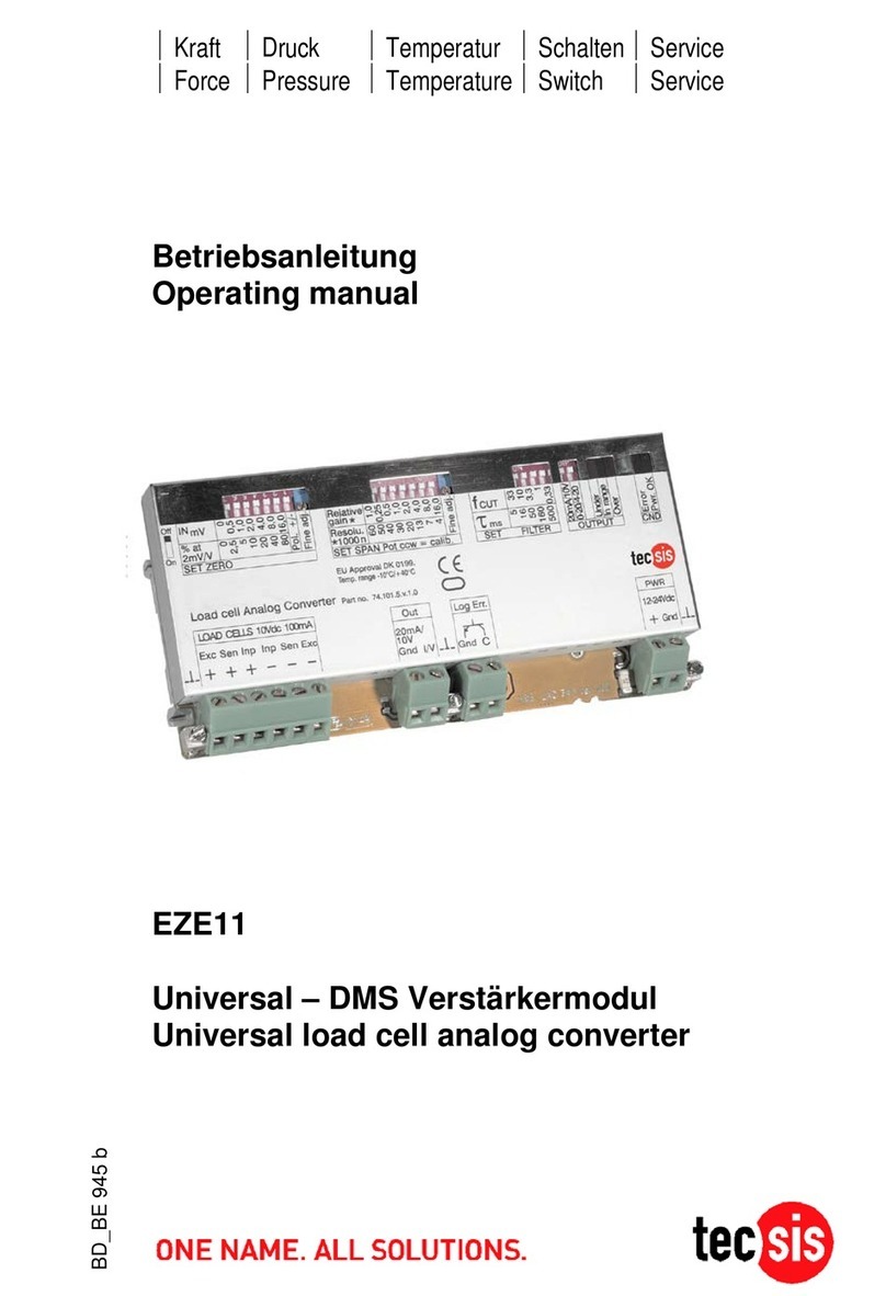 Tecsis EZE11 Manuel utilisateur Tecsis EZE11 Manuel utilisateur