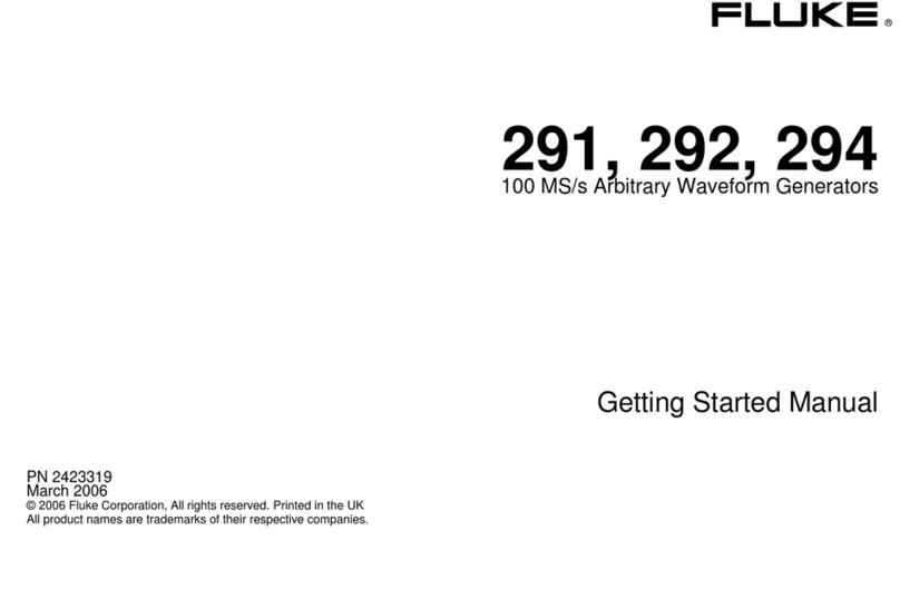 Fluke 291 Manuel de la liste des pièces