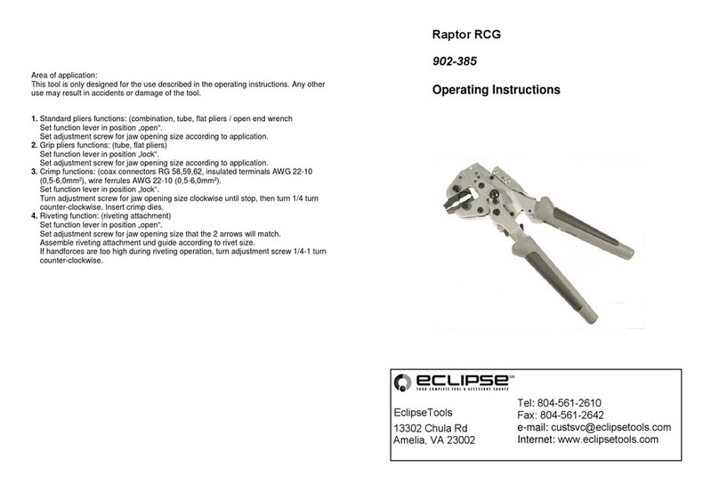 Eclipse 902-385 Manuel utilisateur