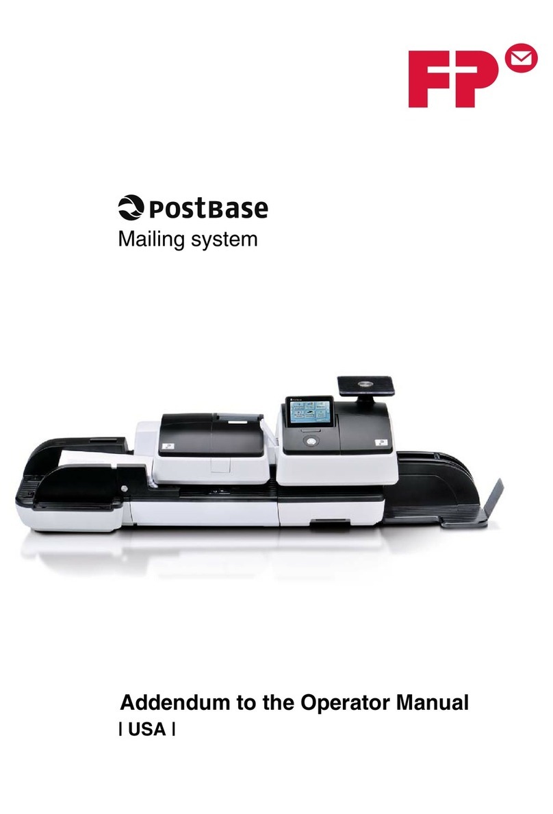 FP Mailing Solutions Postbase Manuel utilisateur