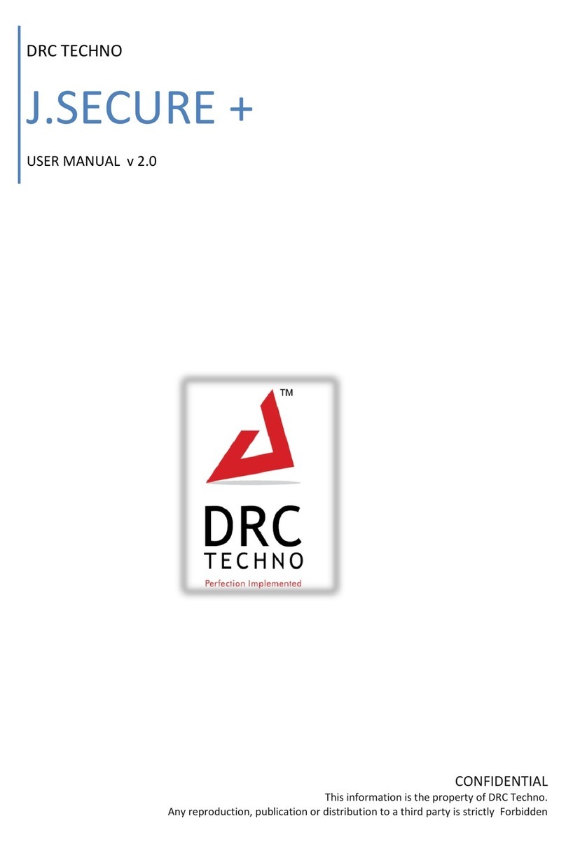 DRC Techno J.SECURE + Manuel utilisateur