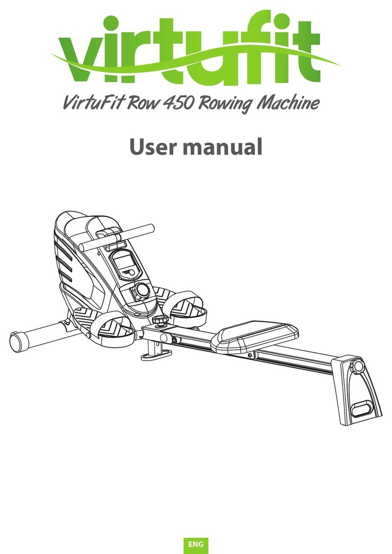 VIRTUFIT Row 450 Manuel utilisateur