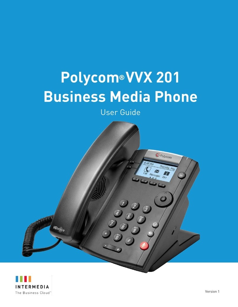 Polycom VVX 201 Manuel utilisateur