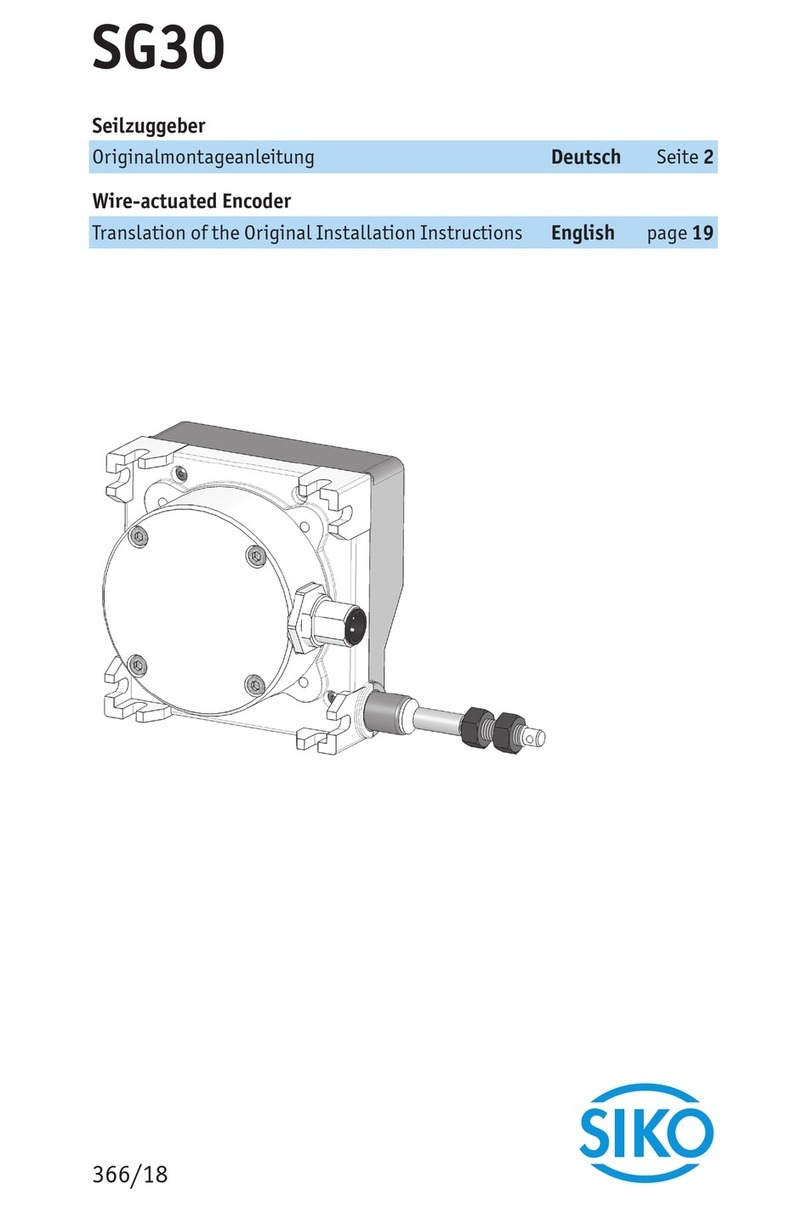 Siko SG30 Manuel utilisateur