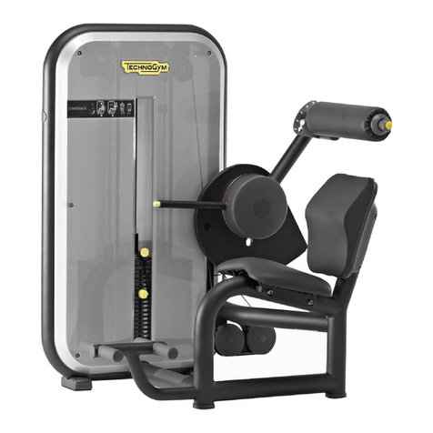 Technogym Element+ Lower Back Manuel utilisateur Technogym Element+ Lower Back Manuel utilisateur