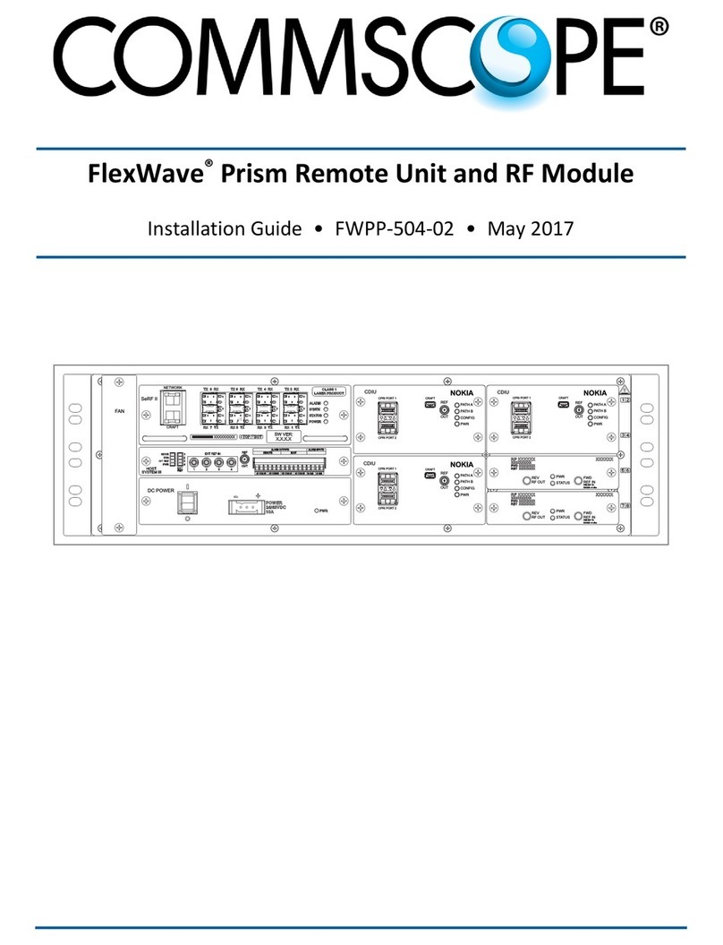 CommScope FlexWave Manuel utilisateur