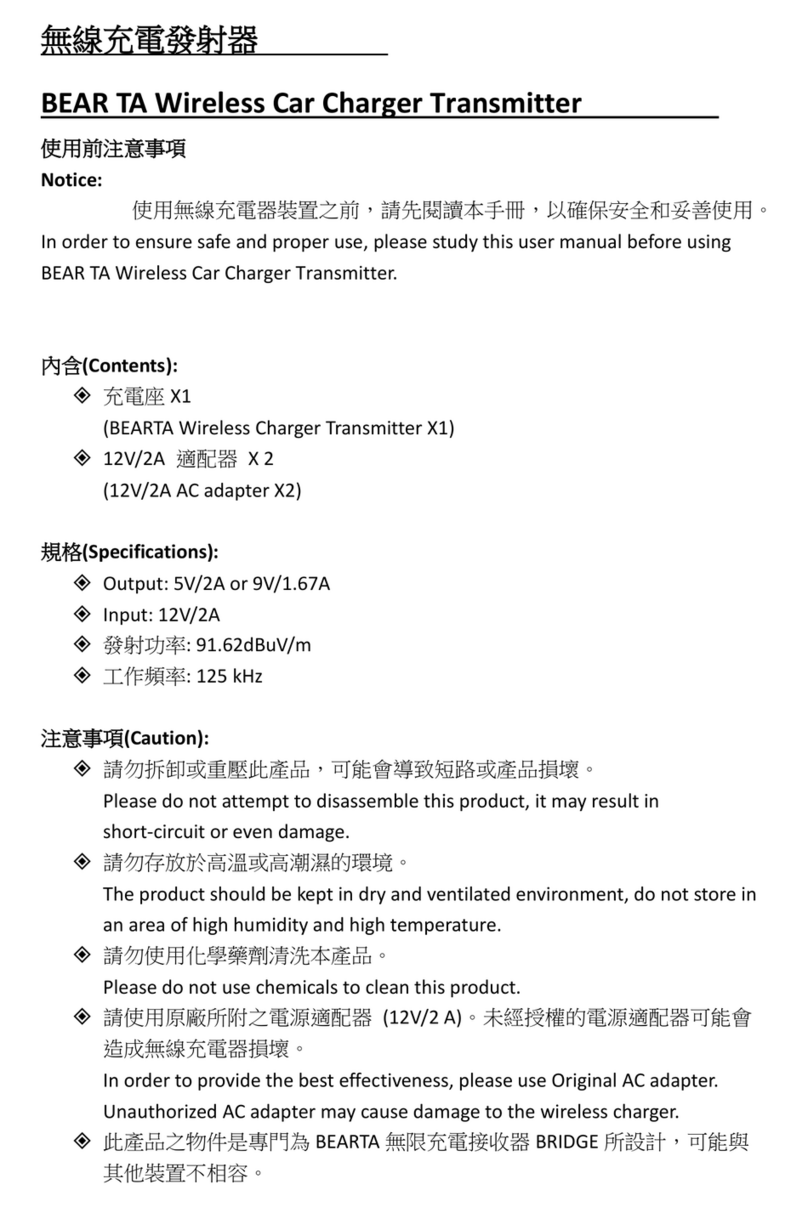 Bear TA Bear TA Manuel utilisateur