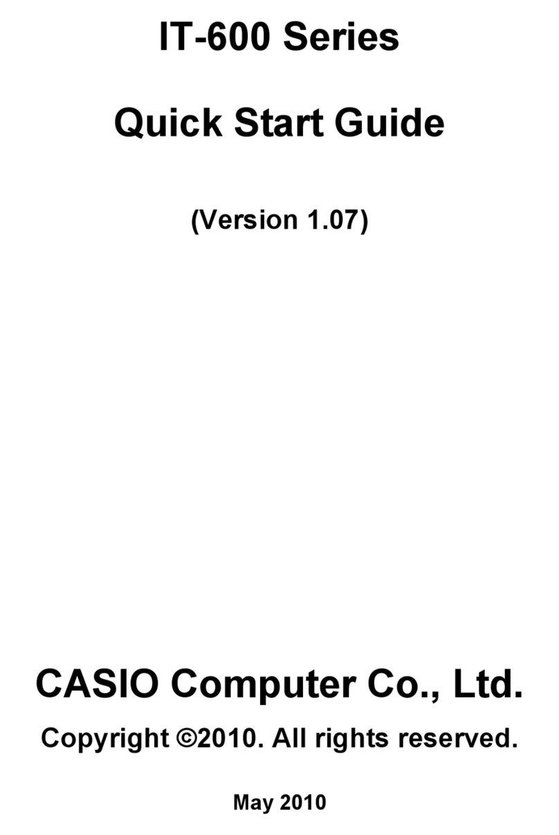 Casio IT-600 Series Manuel utilisateur