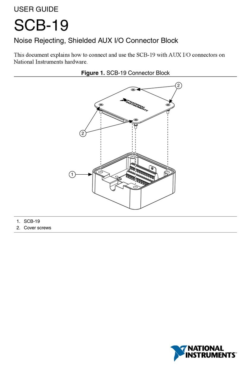 National Instruments SCB-19 Manuel utilisateur
