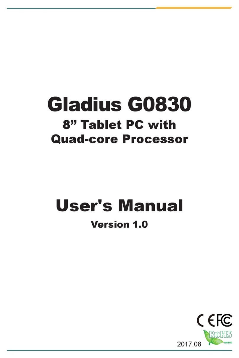 Arbor Technology Gladius G0830 Manuel utilisateur