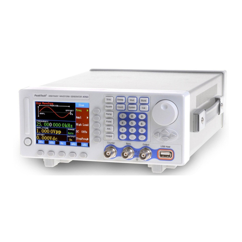 PeakTech 4035 Manuel utilisateur