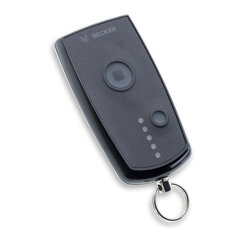 Becker Centronic EasyControl EC245-II Manuel utilisateur