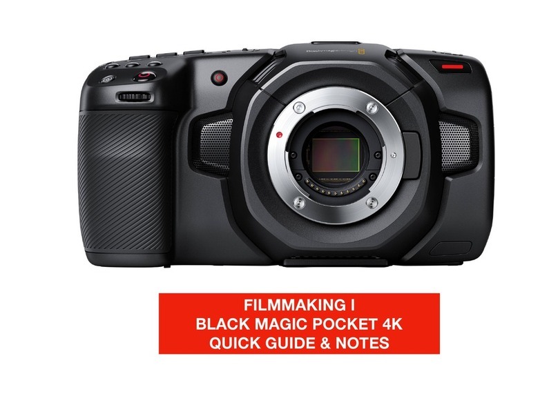 Blackmagicdesign Blackmagic Pocket Manuel utilisateur