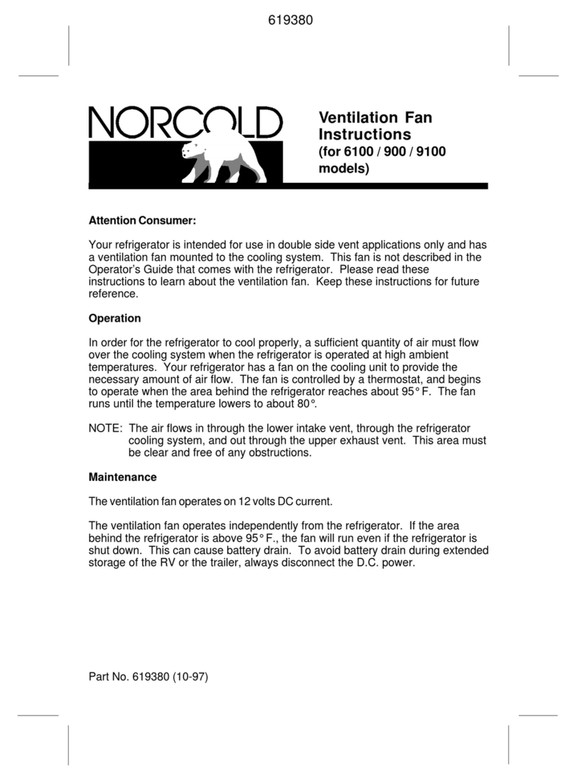 Norcold 6100 Manuel