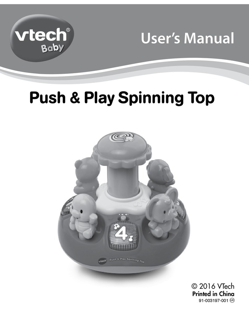 V-tech Push & Play Spinning Top Manuel utilisateur