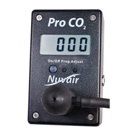 Nuvair Pro CO2 Analyzer Manuel utilisateur