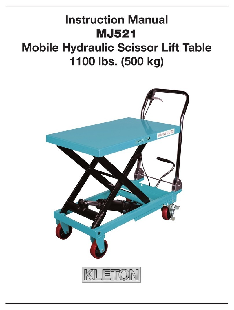Kleton MJ521 Manuel utilisateur Kleton MJ521 Manuel utilisateur