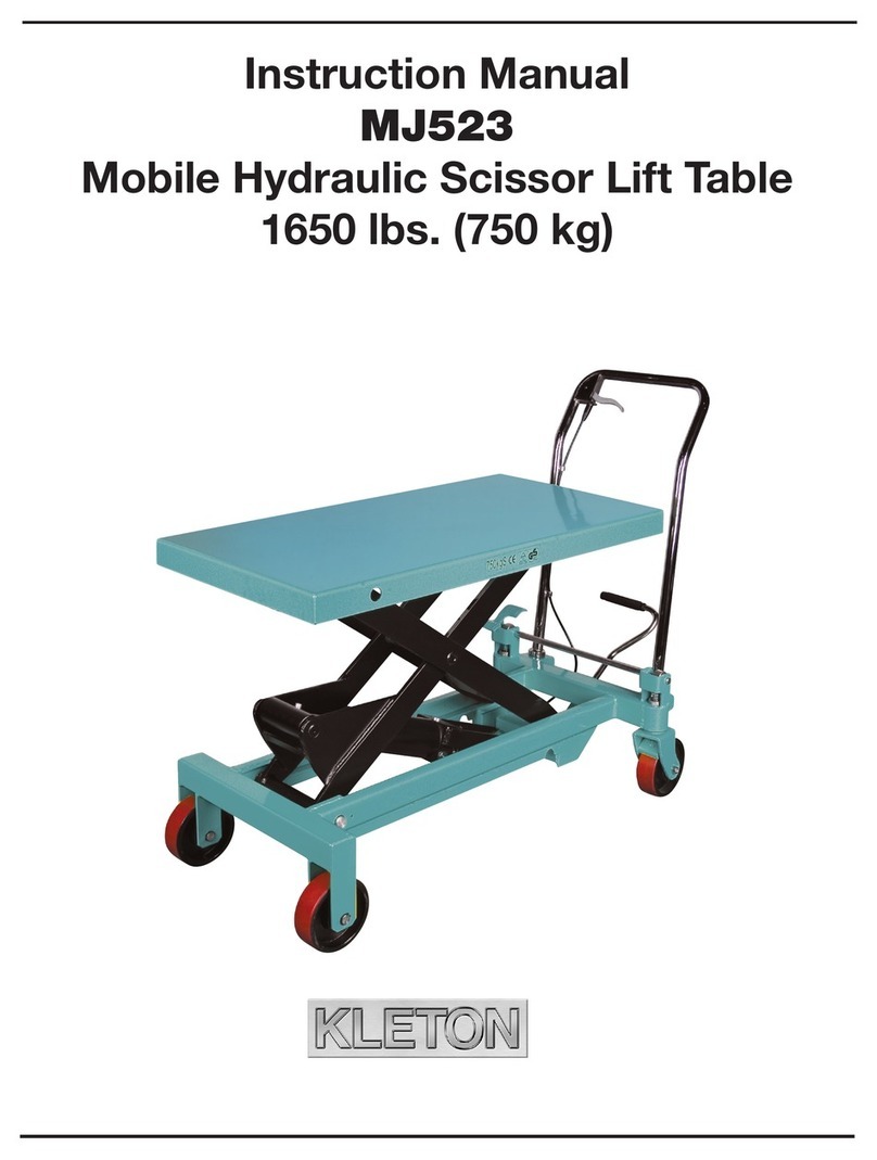 Kleton MJ523 Manuel utilisateur
