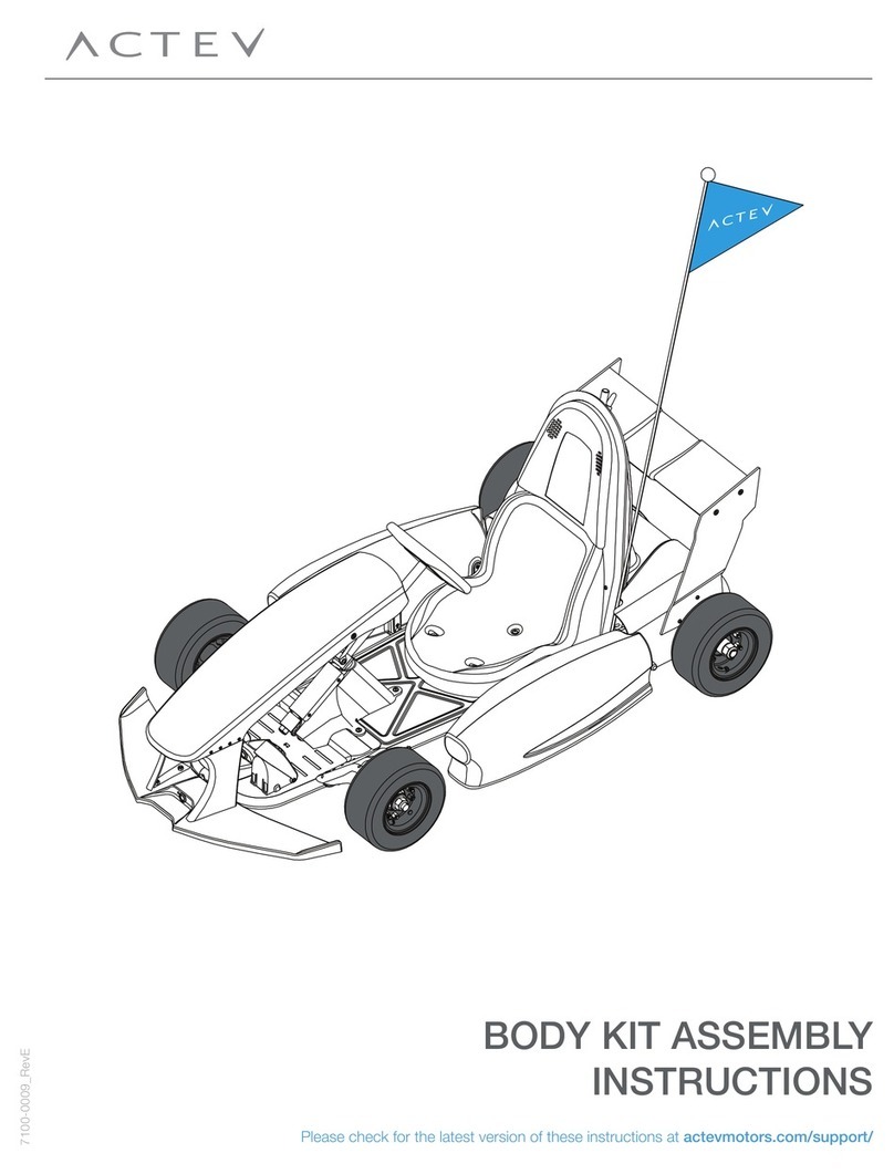 Actev Arrow Manuel utilisateur