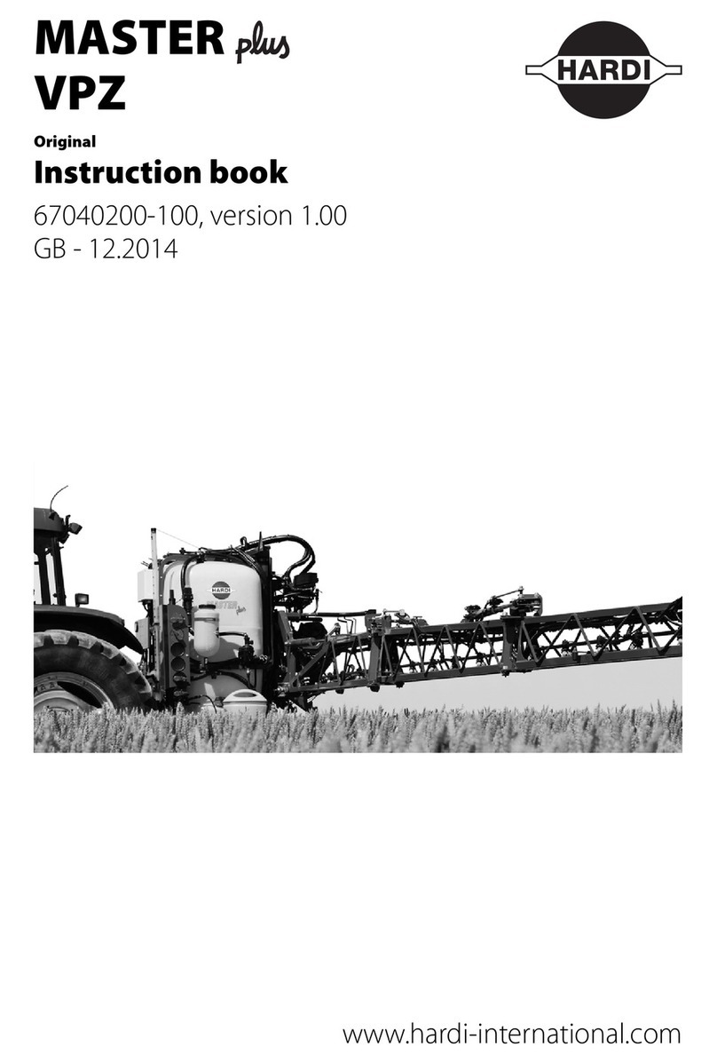 Hardi Master Plus Manuel utilisateur Hardi Master Plus Manuel utilisateur