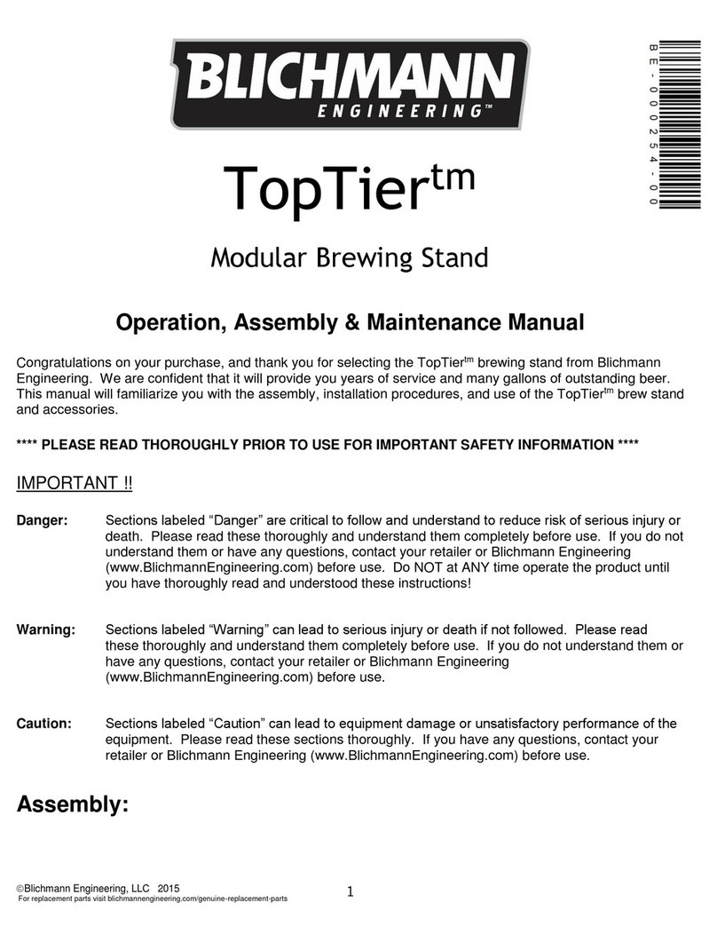 Blichmann TopTier Manuel utilisateur