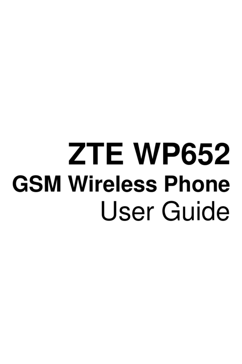 Zte WP652 Manuel utilisateur