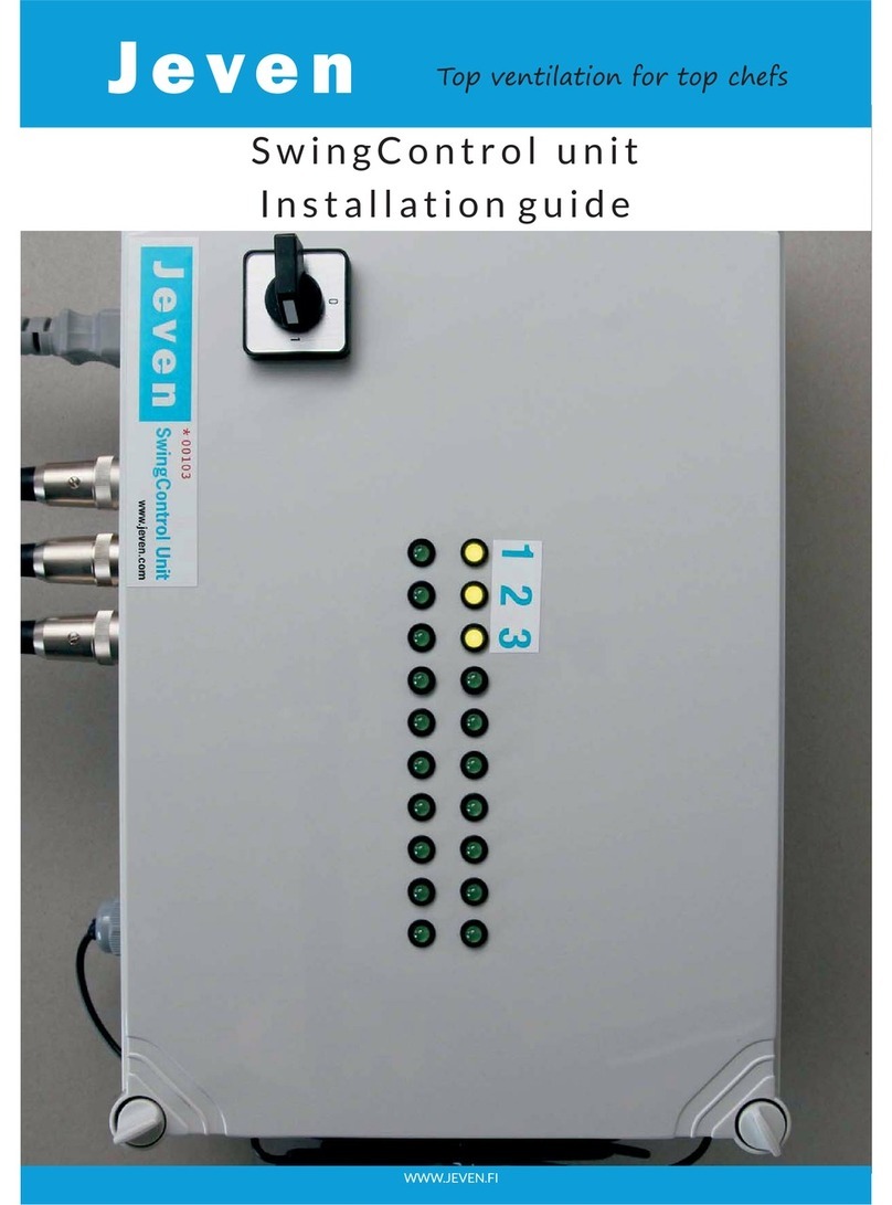 Jeven SwingControl unit Manuel utilisateur