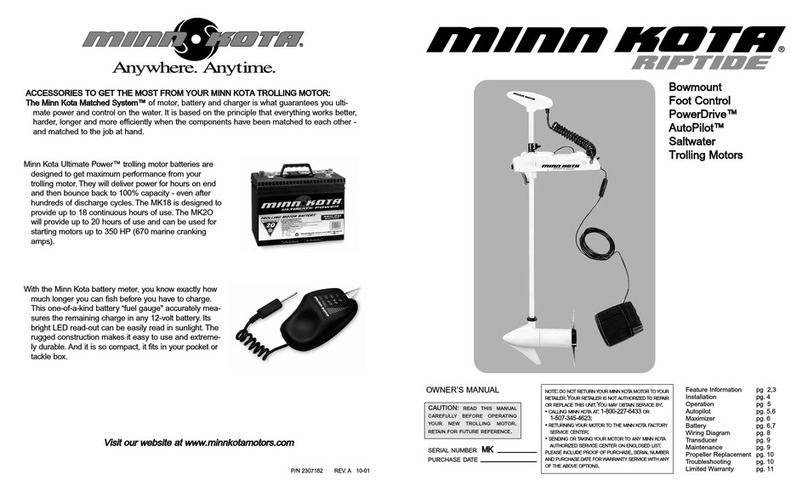 MINN KOTA Riptide Manuel utilisateur