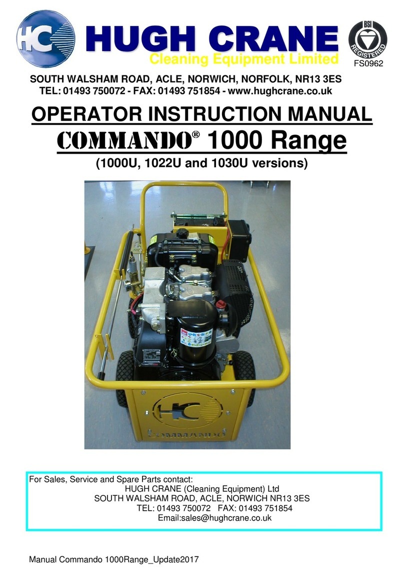 Hugh Crane COMMANDO 1000 Range Instructions de montage