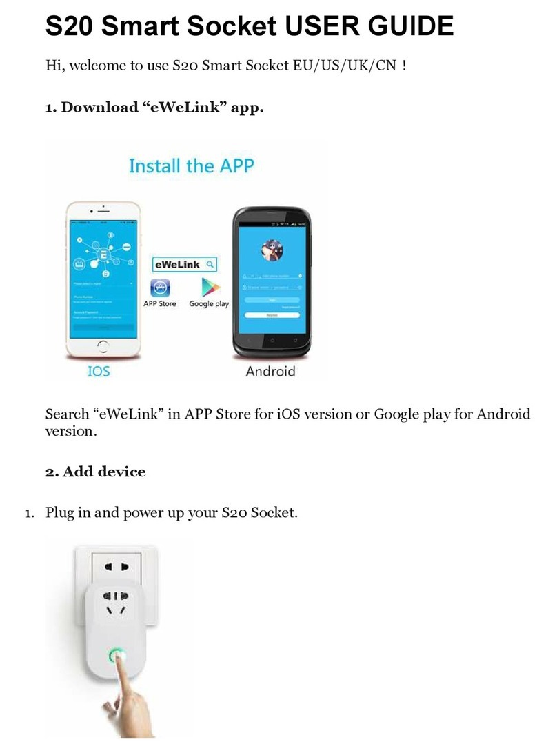 ITEAD S20 Smart Socket Manuel utilisateur