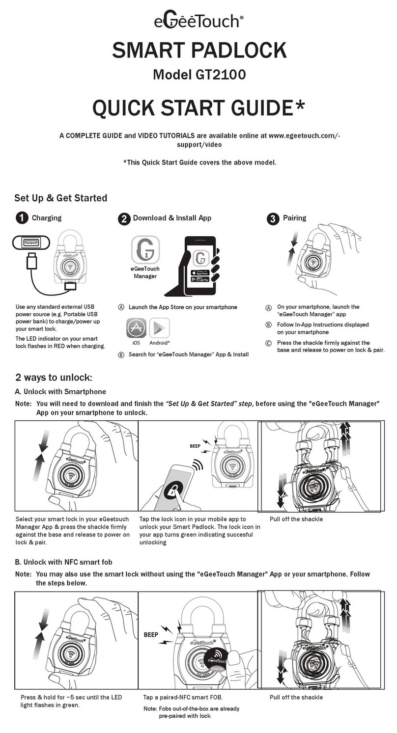 eGeeTouch GT2100 Manuel utilisateur