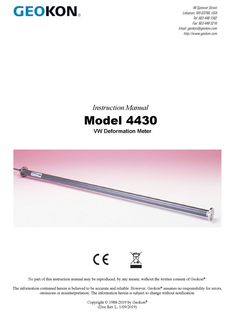 Geokon 4430 Manuel utilisateur