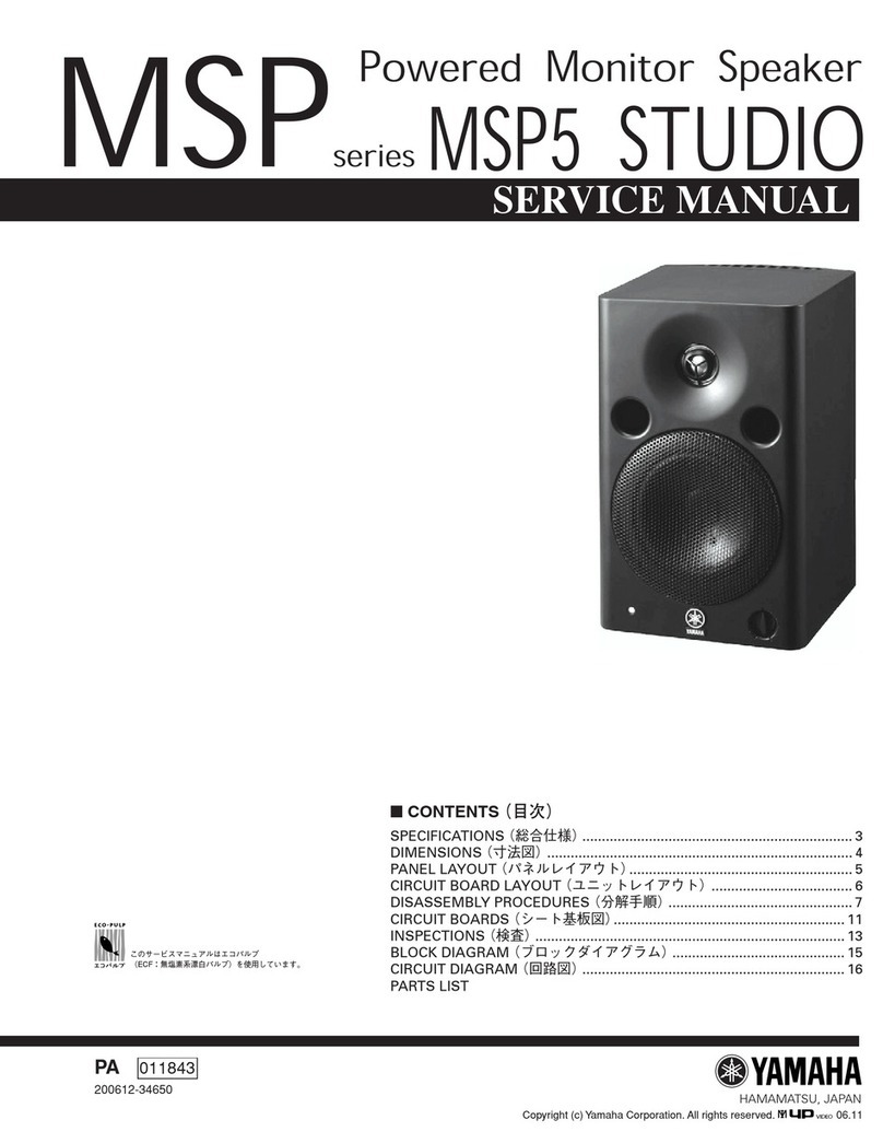 Yamaha MSP Series Manuel utilisateur
