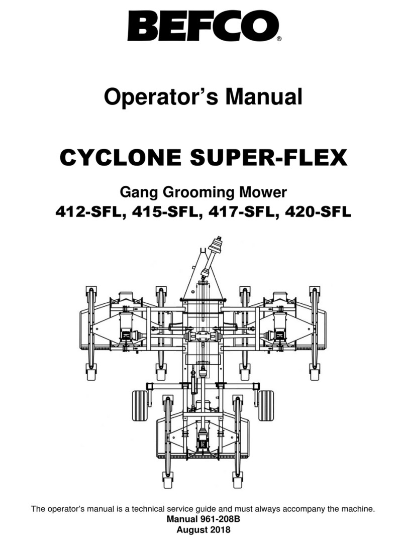 BEFCO CYCLONE SUPER-FLEX series Manuel utilisateur