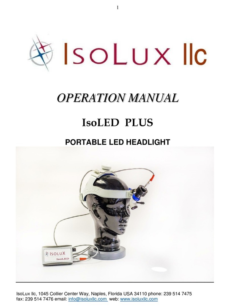 IsoLux IsoLED PLUS Manuel utilisateur