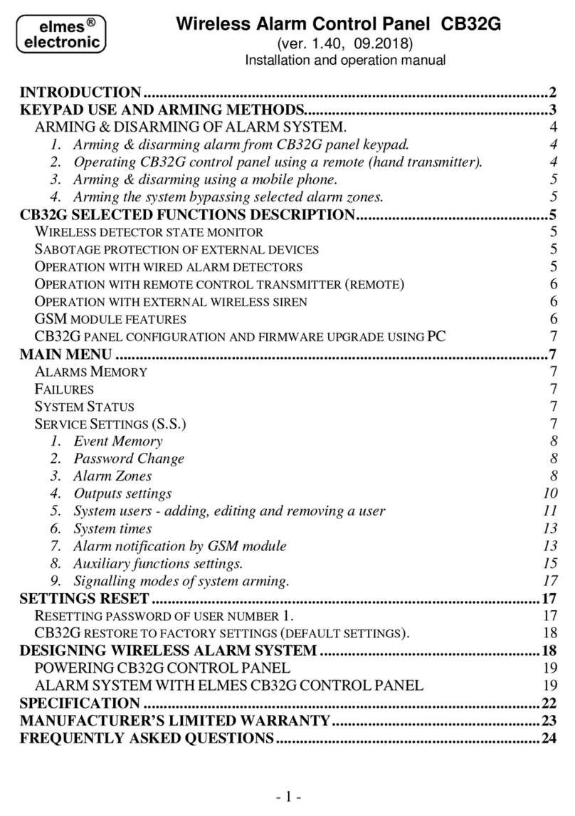 Elmes Electronic CB32G Manuel utilisateur