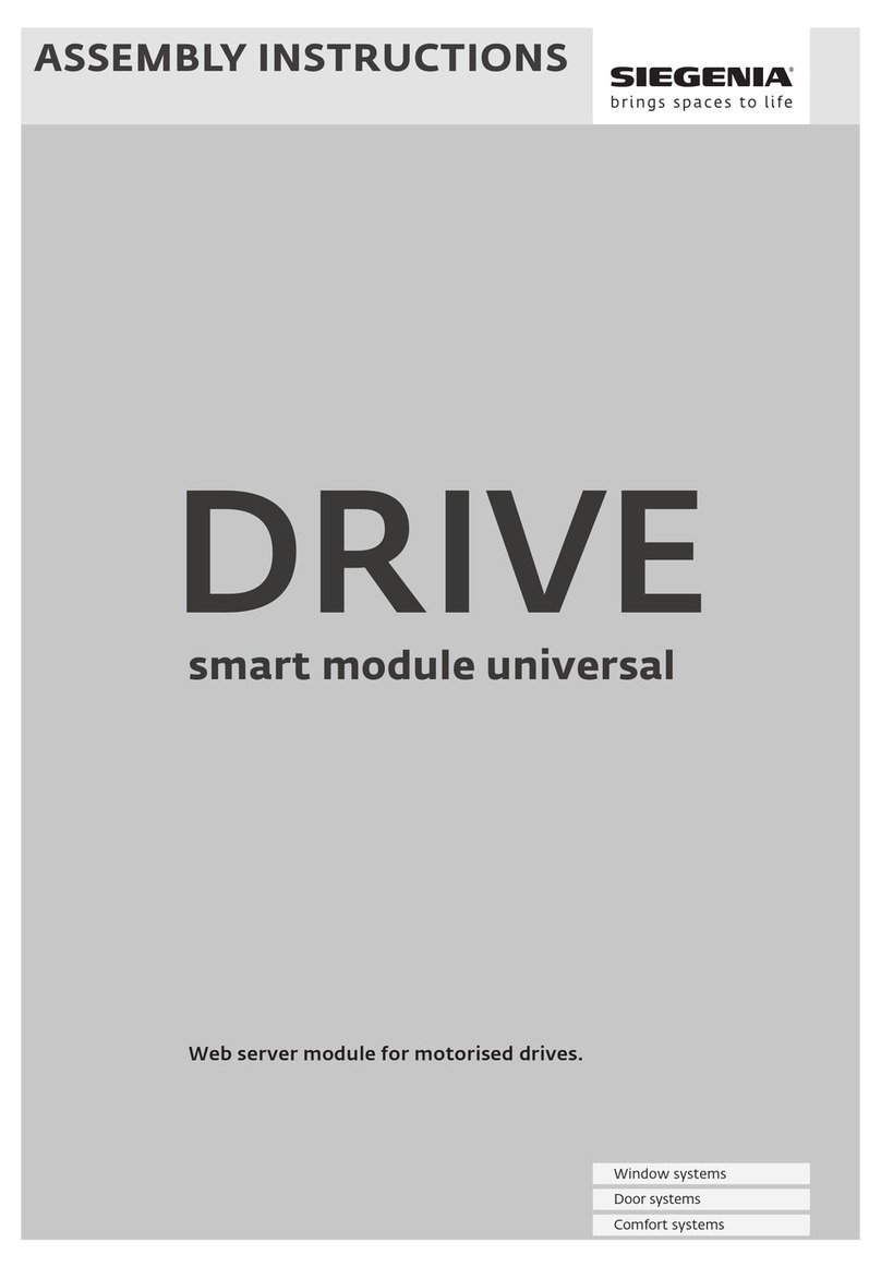 Siegenia smart module universal Manuel utilisateur