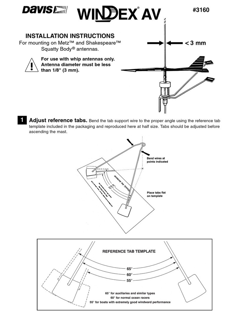 DAVIS Windex AV 3160 Manuel utilisateur DAVIS Windex AV 3160 Manuel utilisateur